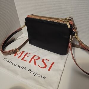MERSI Vegan Faux Leather Crossbody Chelsea Trio